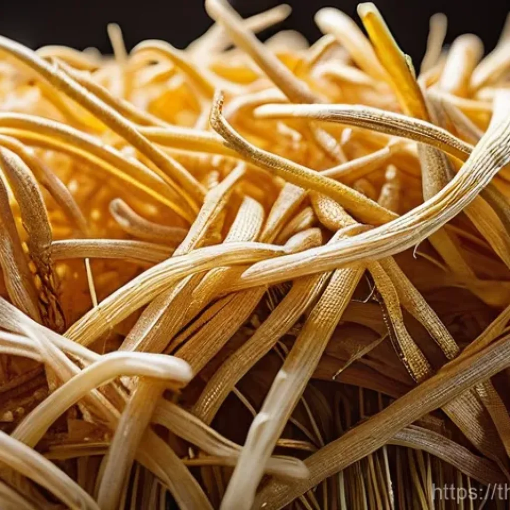 버섯 패키징의 지속 가능성 - **Prompt 1: The Genesis of Mycelium Packaging**
"A close-up, high-definition photograph of vibra...