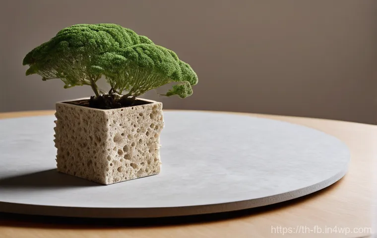 버섯 패키징의 지속 가능성 - **Prompt 2: Mycelium Packaging as an Environmental Hero**
    "A serene and optimistic scene depicti...